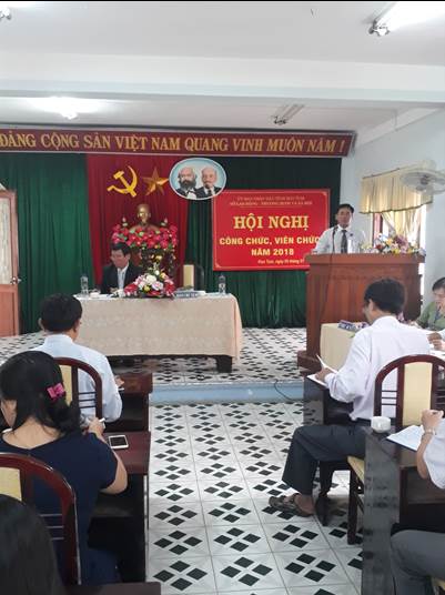 Hội nghị công chức, viên chức năm 2018